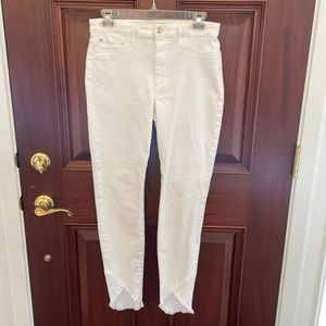 Joe’s Jeans High rise skinny ankle jeans | frayed hem | Size 29